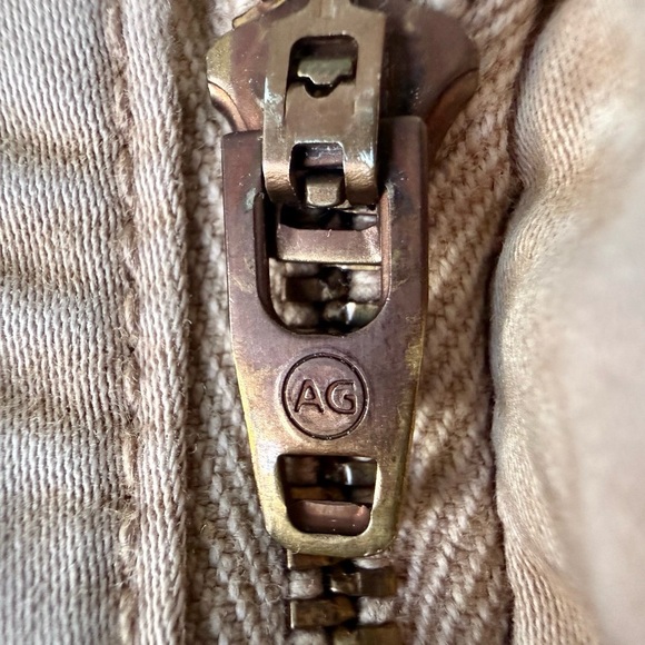 🌅 EUC: AG Adriano Goldschmied Wanderer Shorts 31R Sulfur Dune Rose Slim Trouser - Picture 2 of 13